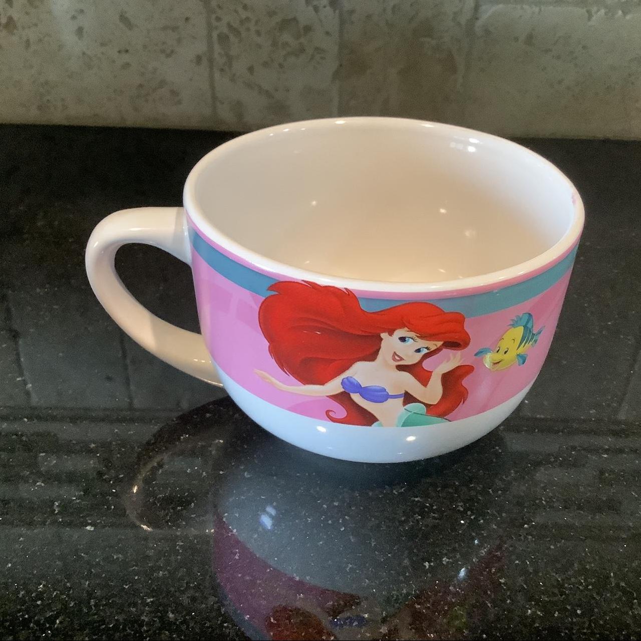 Vintage Walt Disney Little Mermaid Ariel mug cup. - Depop