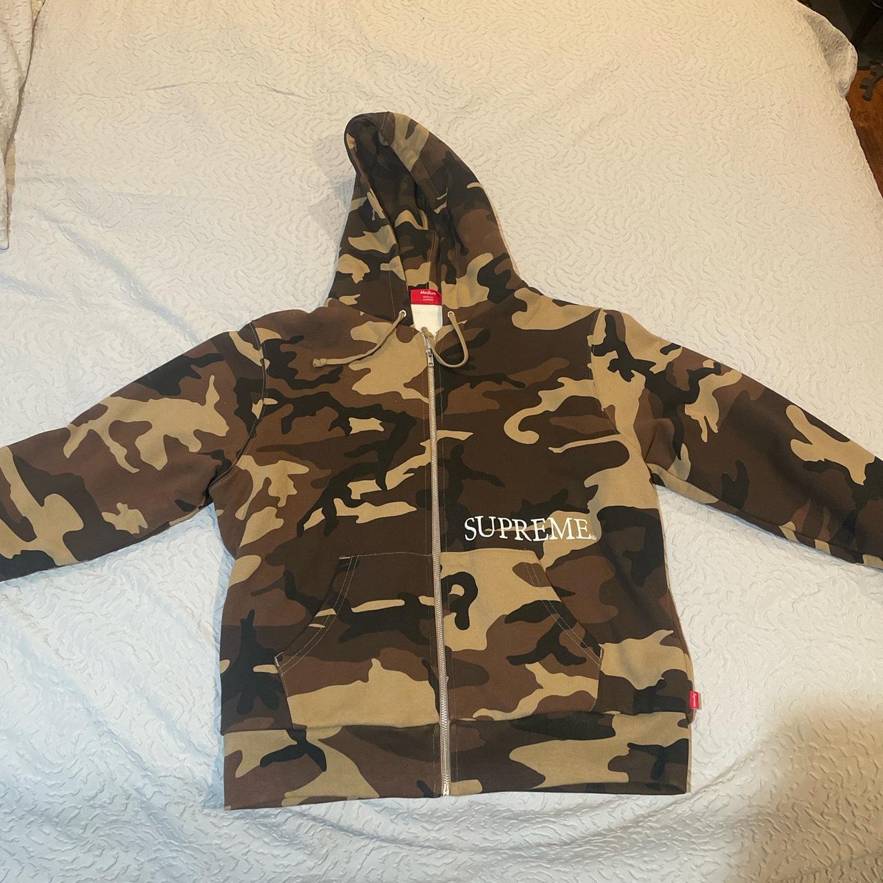 SS19 camo zip up Worn once Hmu with offers Stop... - Depop