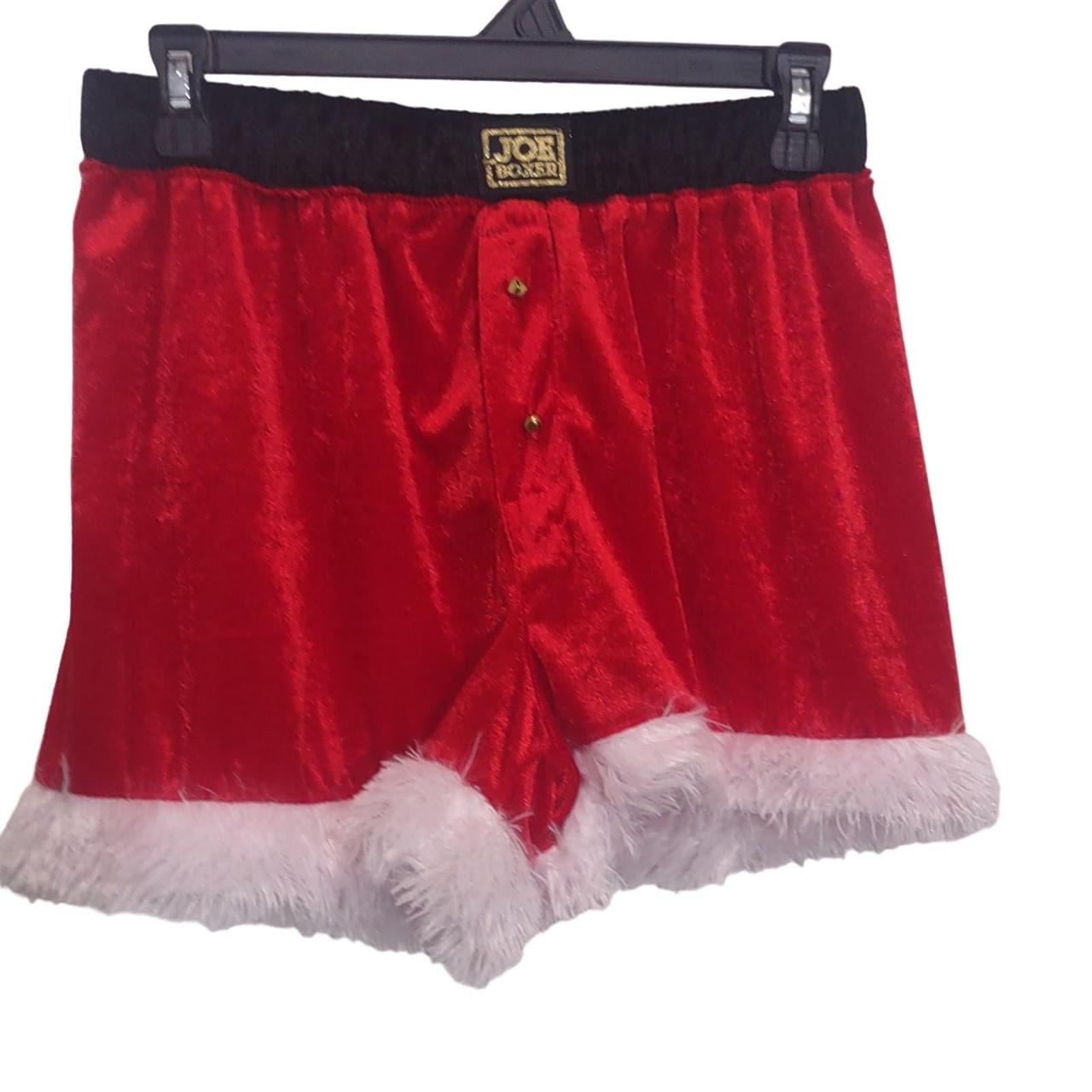 Joe Boxer Boxers Jingle Bells Xmas Santa Size Medium... - Depop