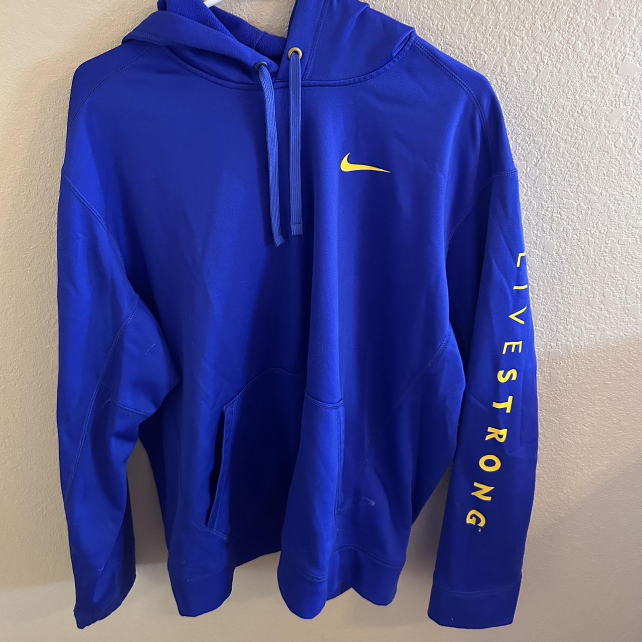 yellow and blue nike hoodie