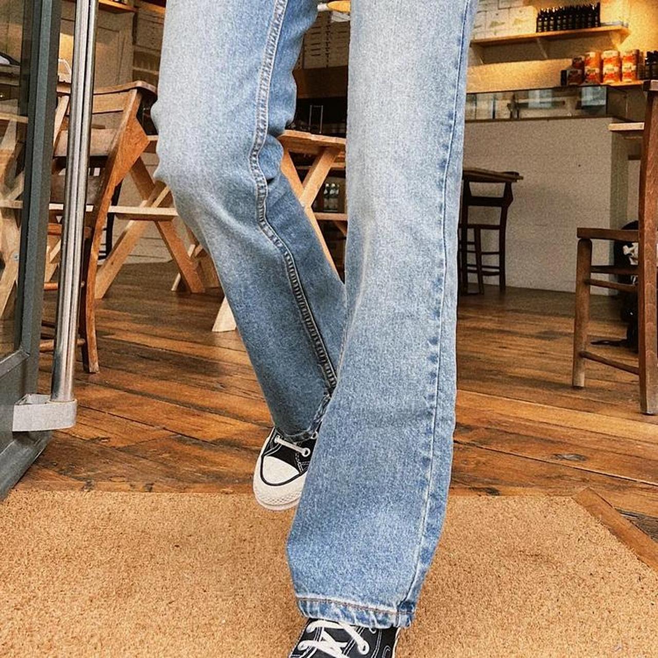 Brandy Melville Jeans. Low rise jeans. brandy... Depop