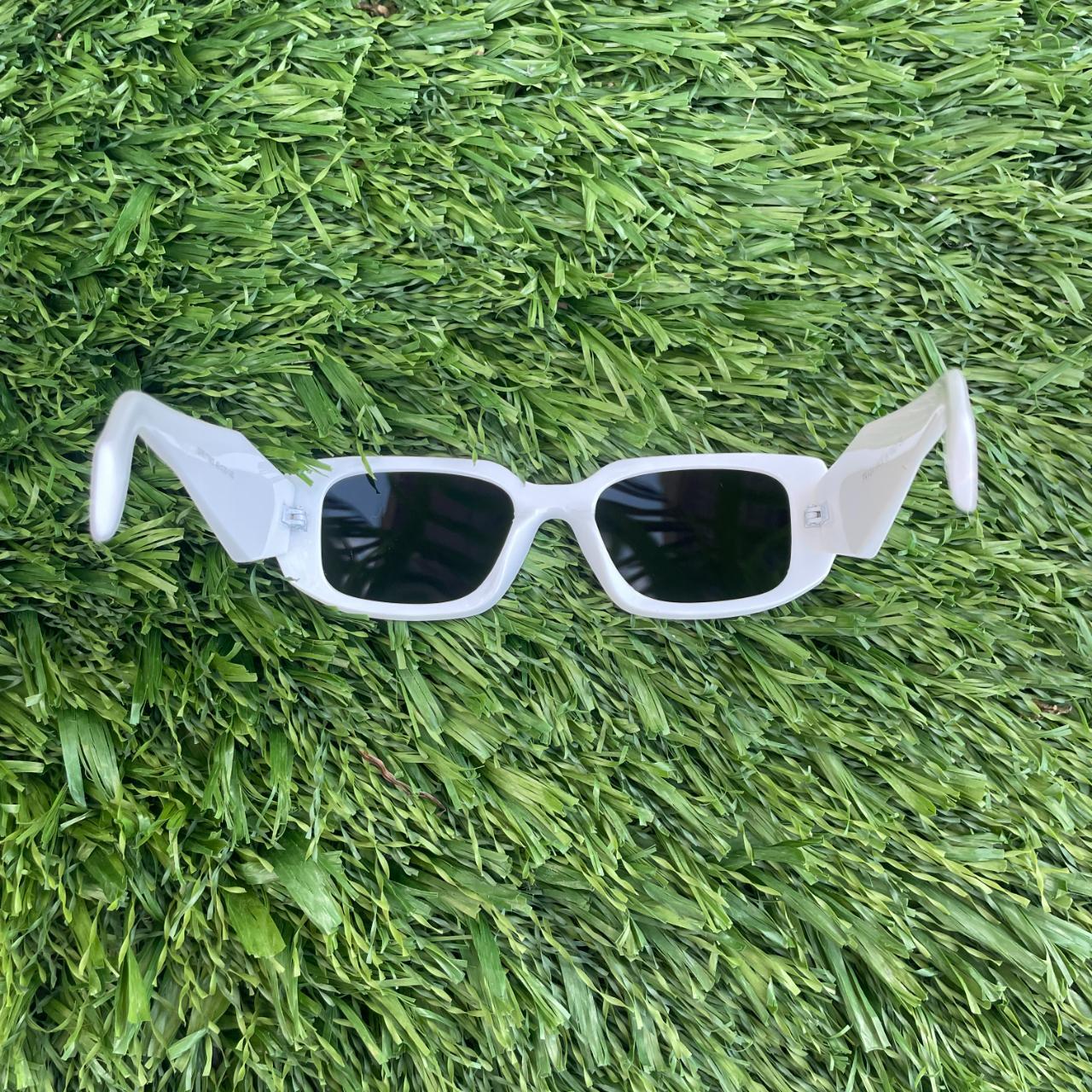 White Prada PR17WS Sunglasses! Hello 🏽Do You Like... - Depop