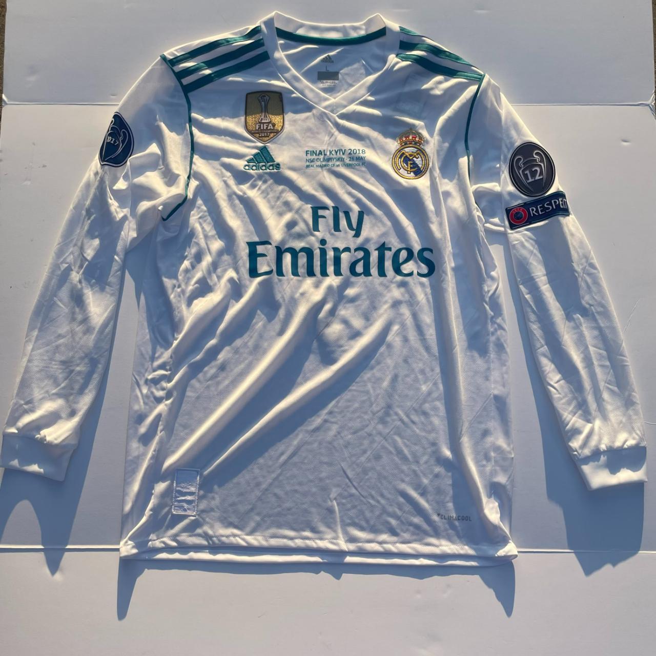 Adidas Real Madrid Champions League Final T-Shirt - White