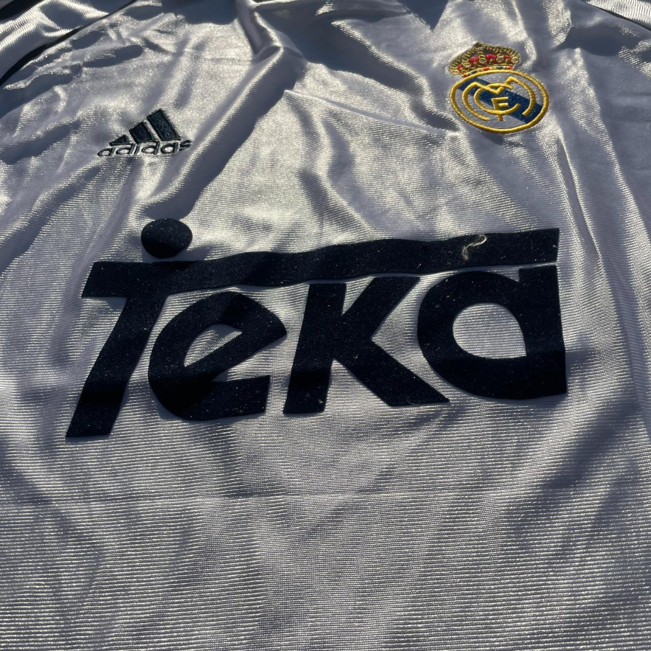 adidas real madrid 2013-14 orange classic third top - Depop