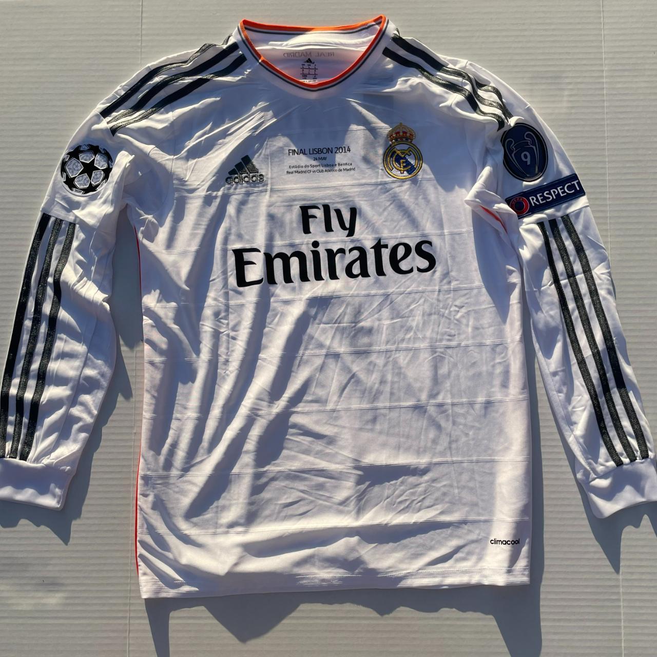 REAL MADRID 2013/2014 KIT ORANGE WITH CRISTIANO - Depop