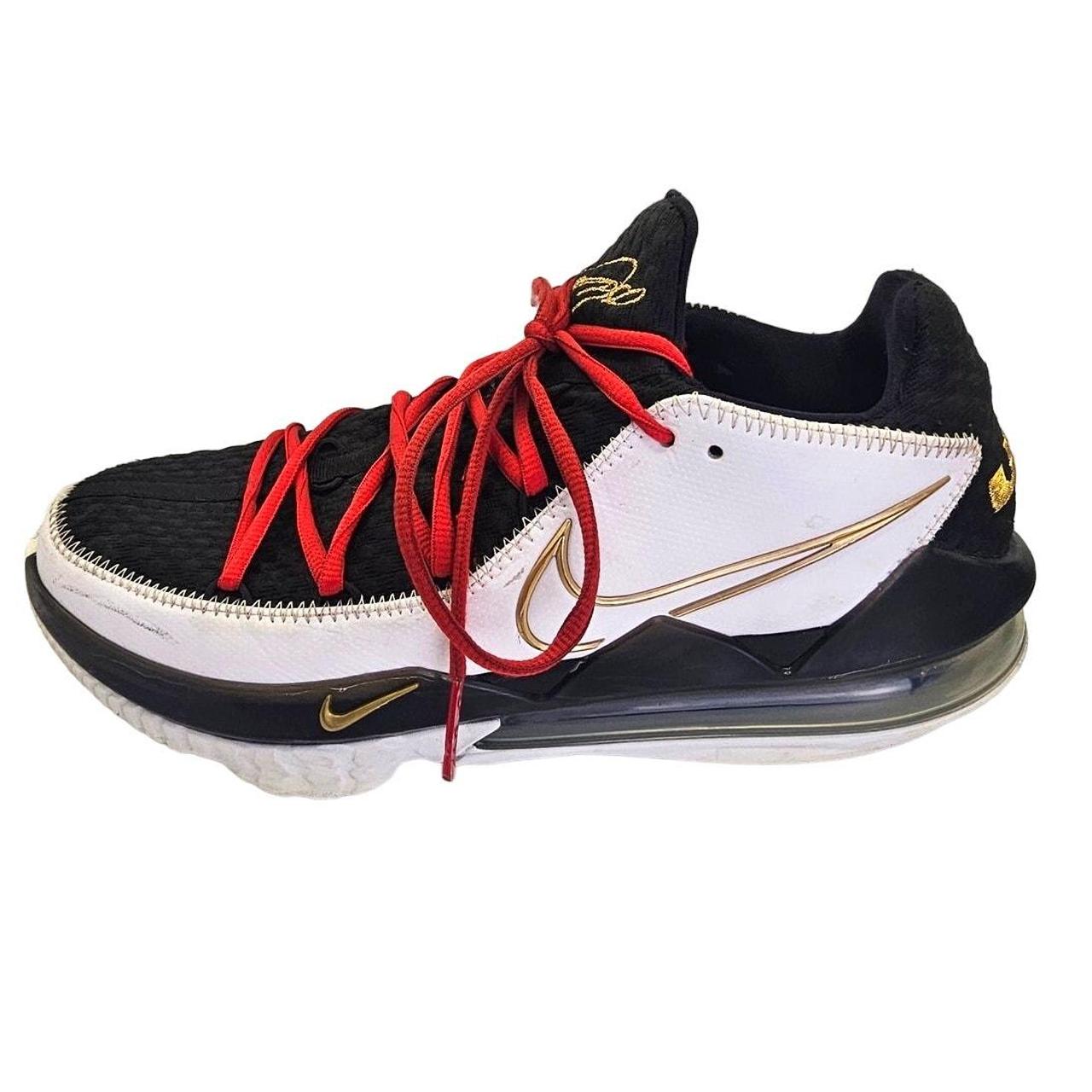 Nike lebron 17 low metallic gold hotsell