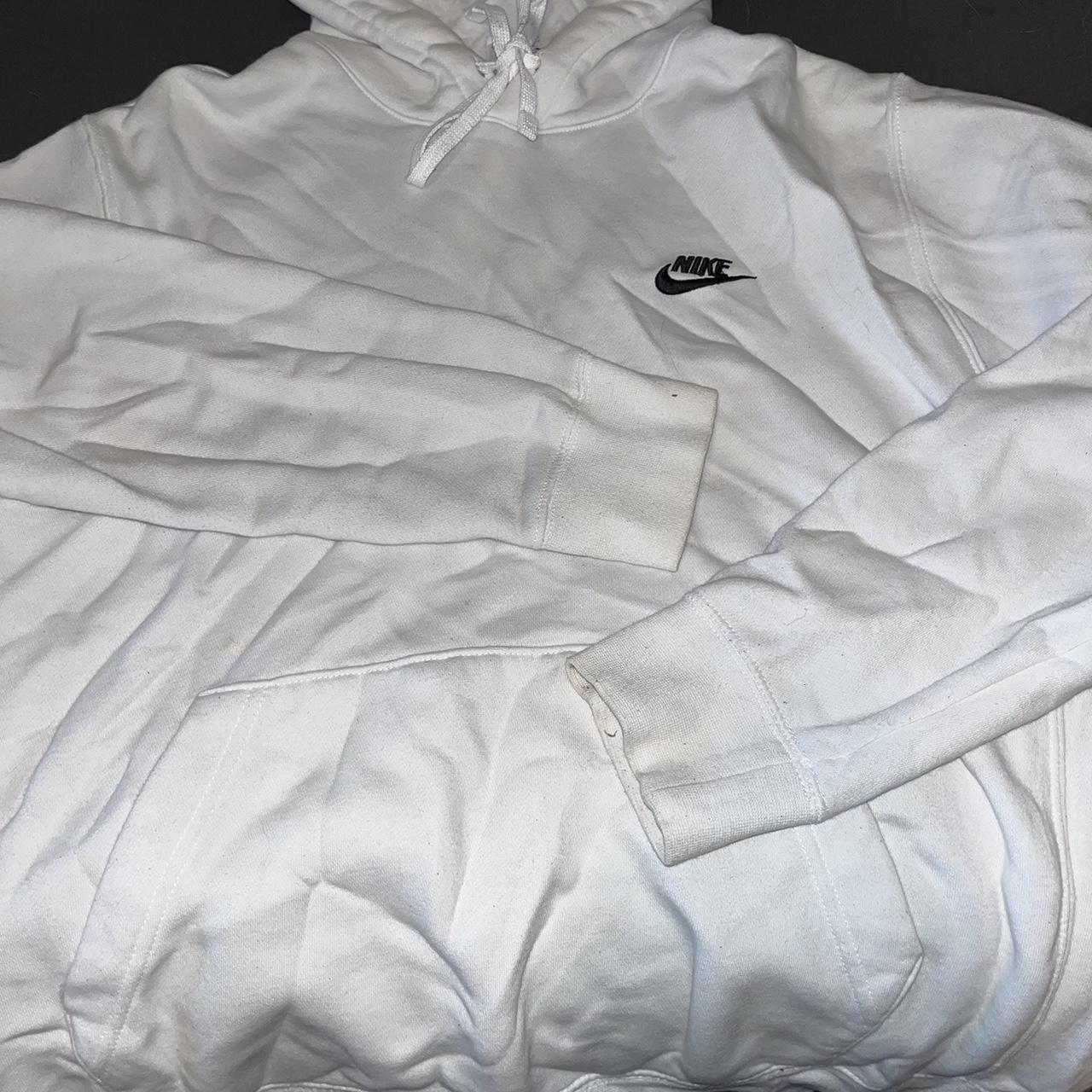 nike hoodie with white strings