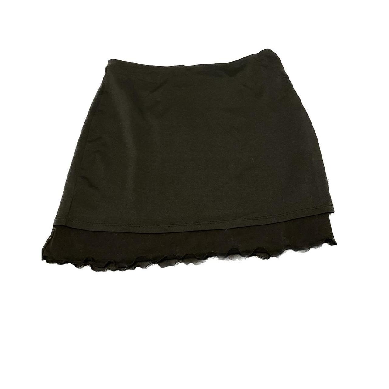 Cute black mini skirt. Never worn, just doesn’t fit... - Depop