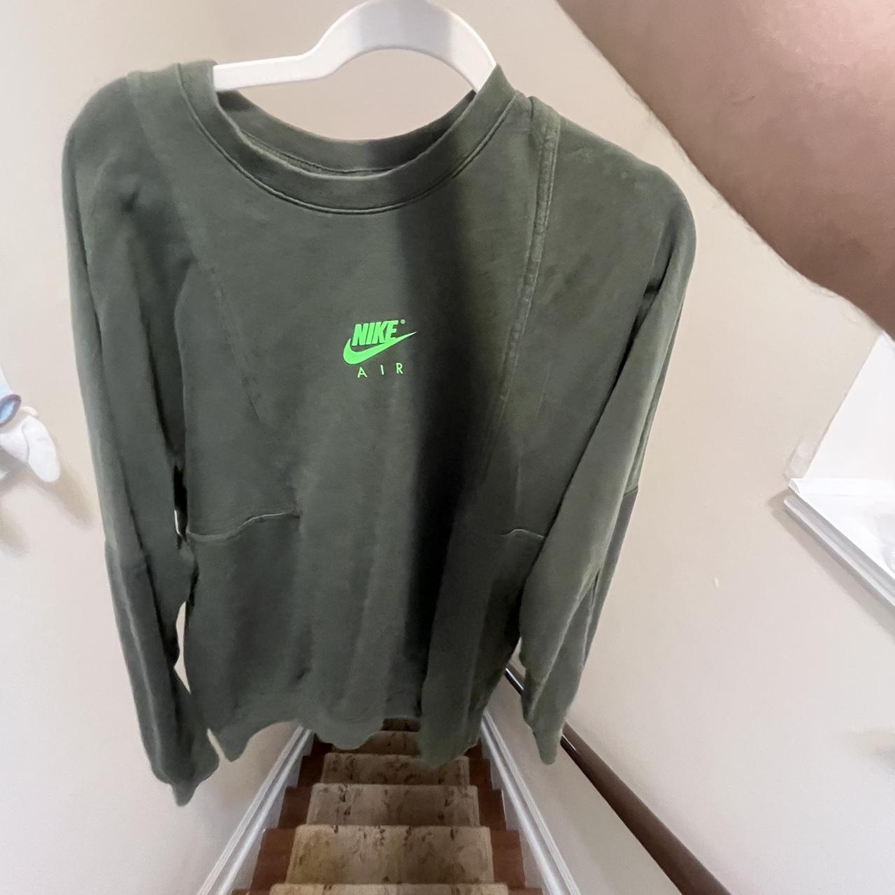 Nike Air Get Over Your Fear Of Heights Green Pullover