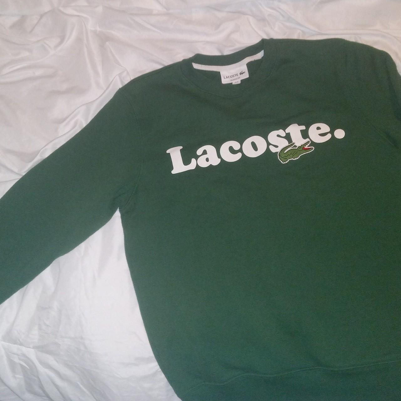 Lacoste Sweatshirt Like new Men's small Willing to... - Depop