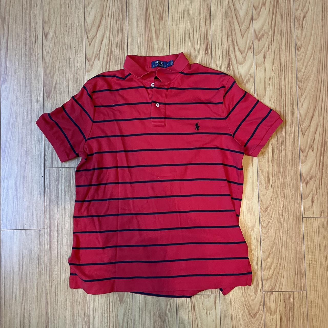 Large red Ralph Lauren shirt #streetwear #shirt... - Depop
