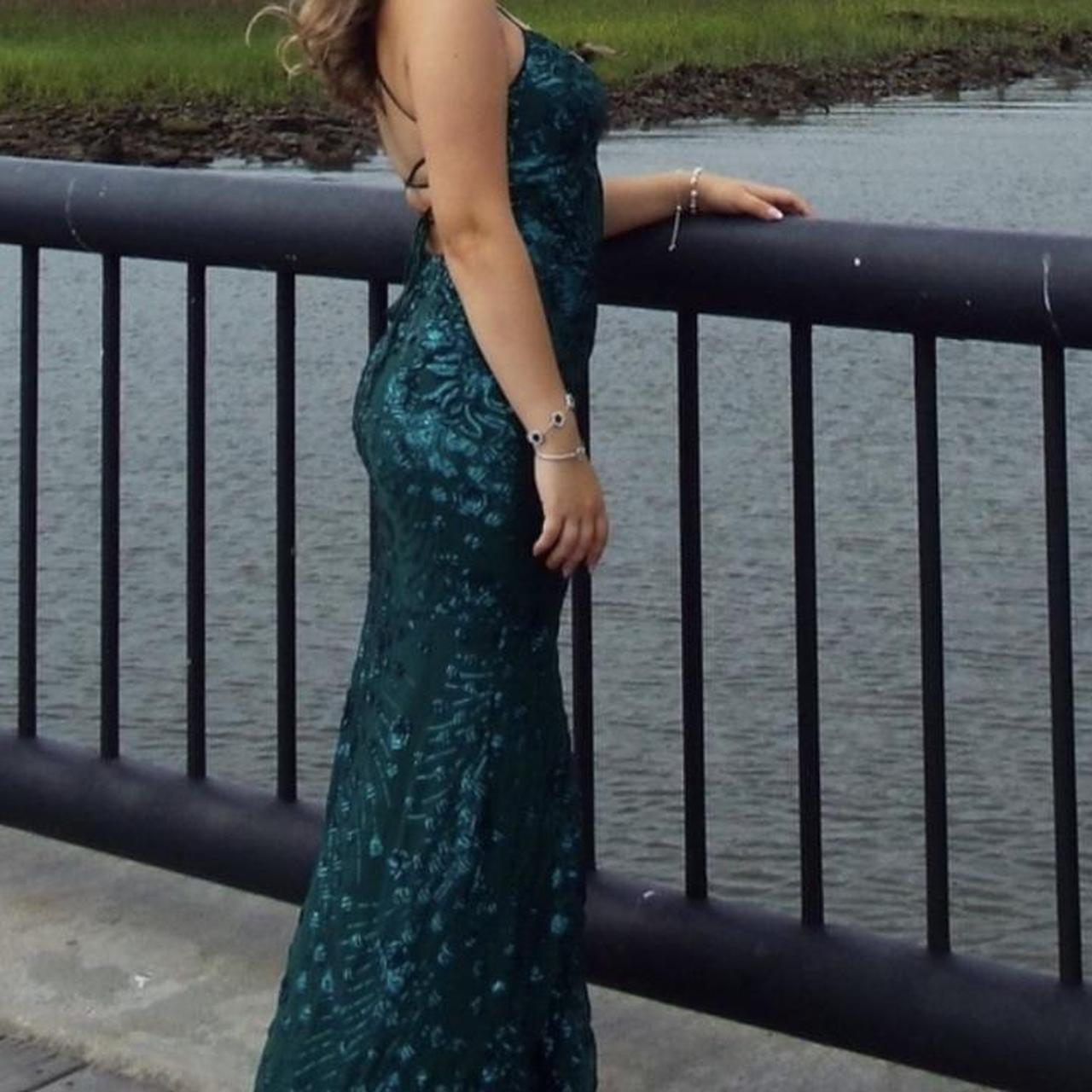 Lulus green prom shops dress