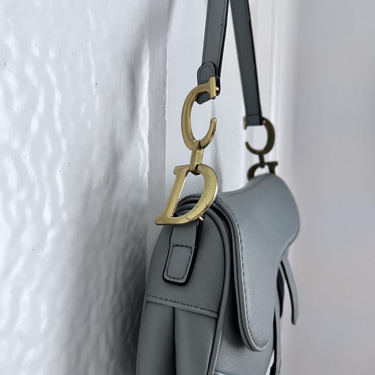 Dior saddle bag Light blue door saddle bag comes... - Depop