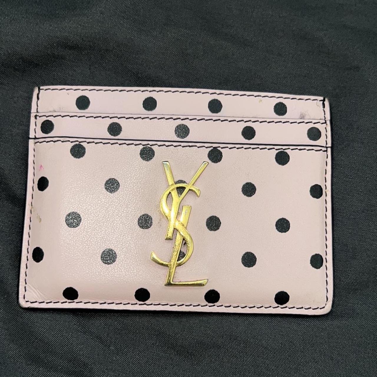 Ysl polka best sale dot wallet