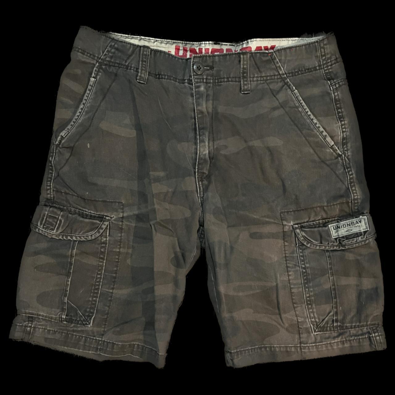 Camo Union Bay Cargo Shorts These shorts have a... - Depop