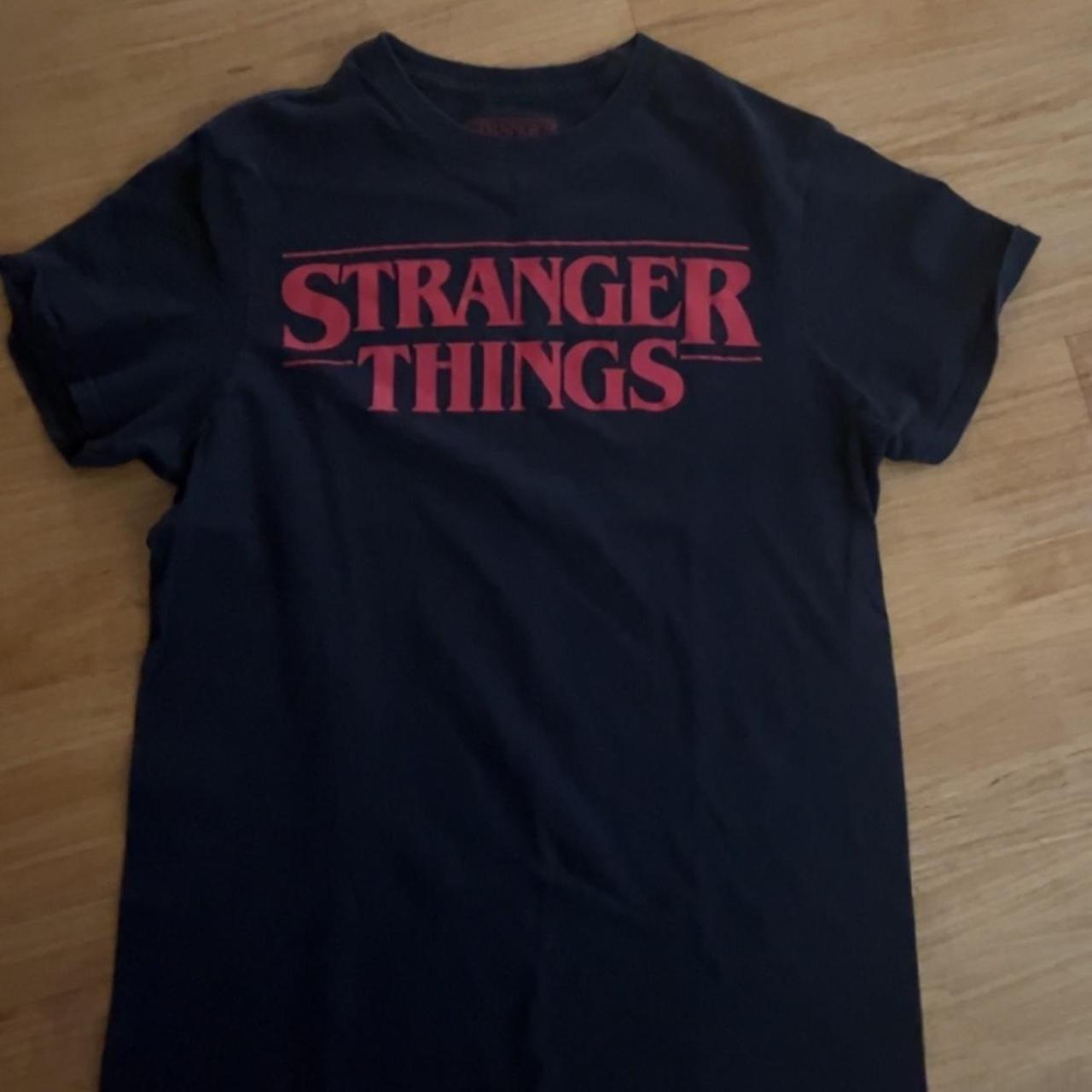 Stranger Things bold logo T-Shirt - Depop