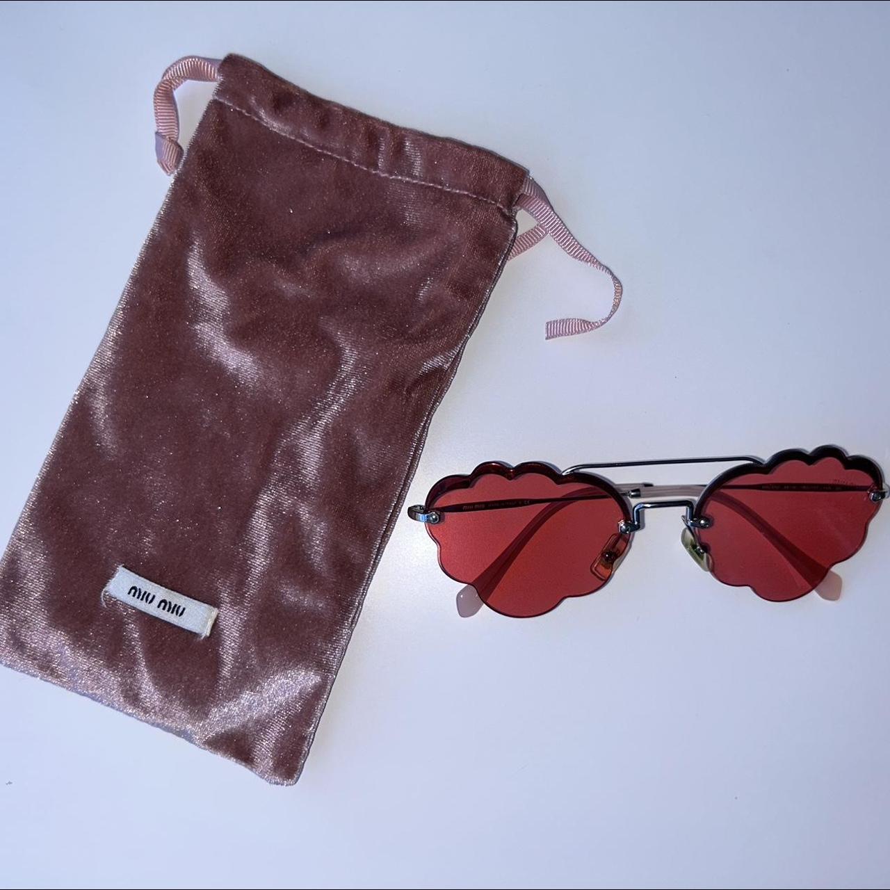 Miu miu shop pink cloud sunglasses