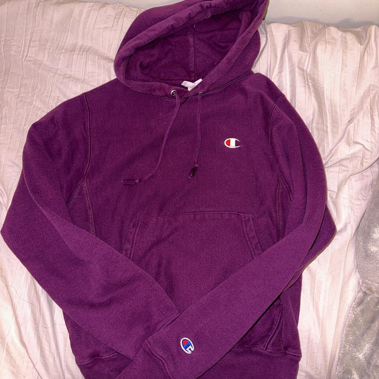 Champion dark sale purple hoodie