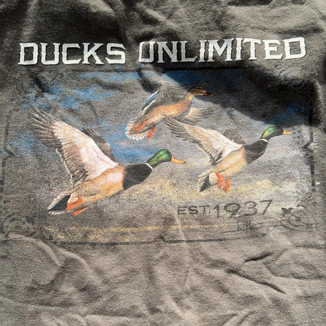 ducks unlimited long sleeve cool back it xl fits... - Depop