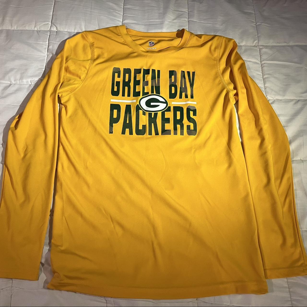 Green Bay Packers Long Sleeve T-Shirt • Size: - Depop