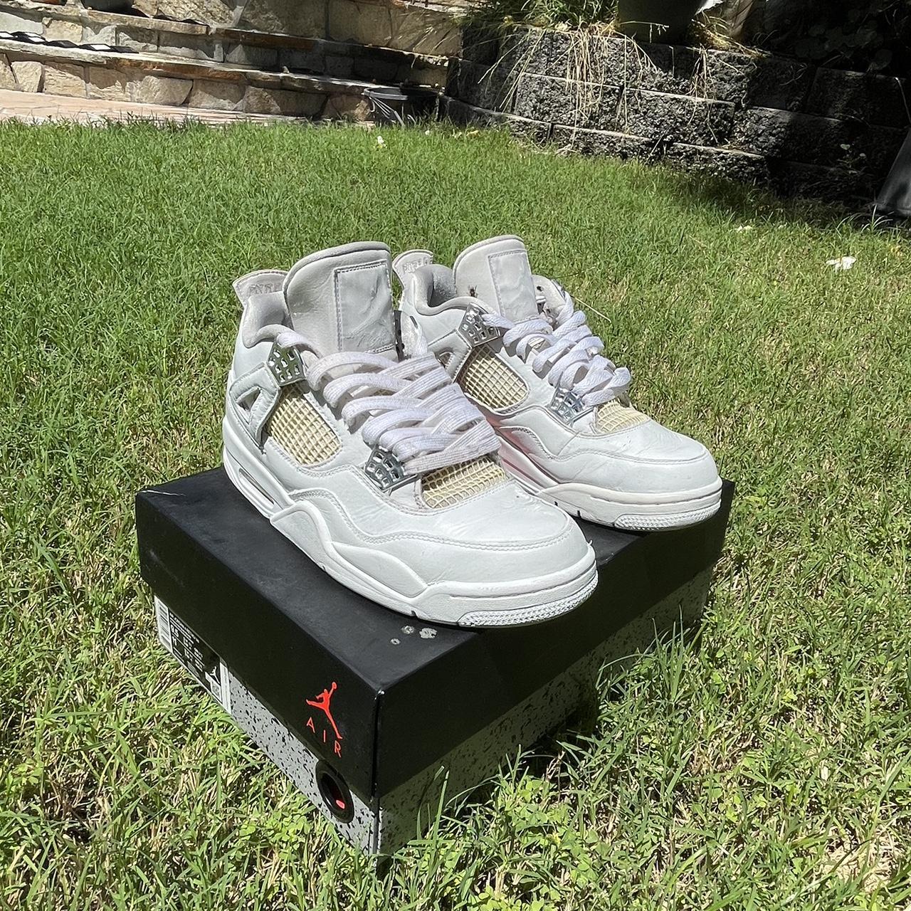 retro 4 pure white