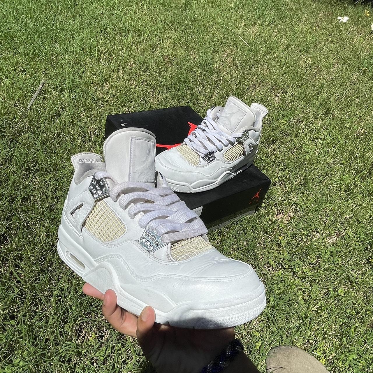 retro 4 pure white