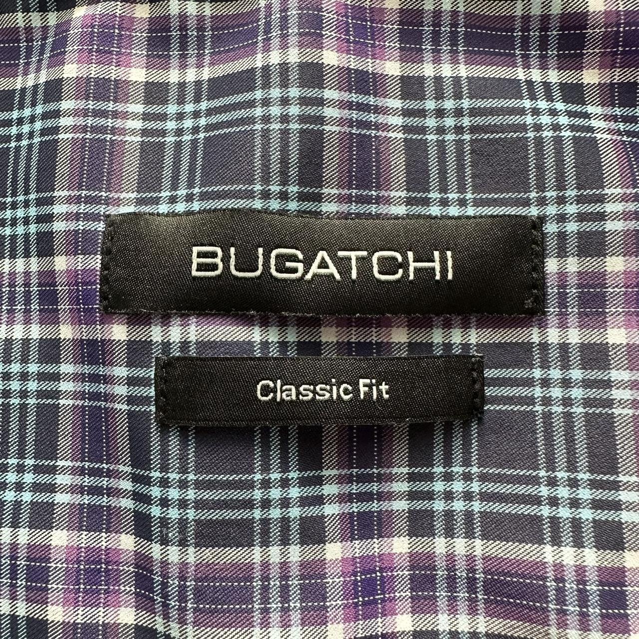 Bugatchi Men's Blue and Purple Shirt (6)