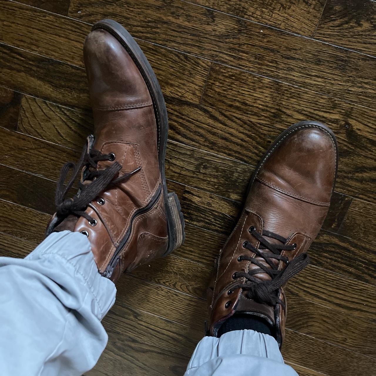 Alfani brown outlet boots