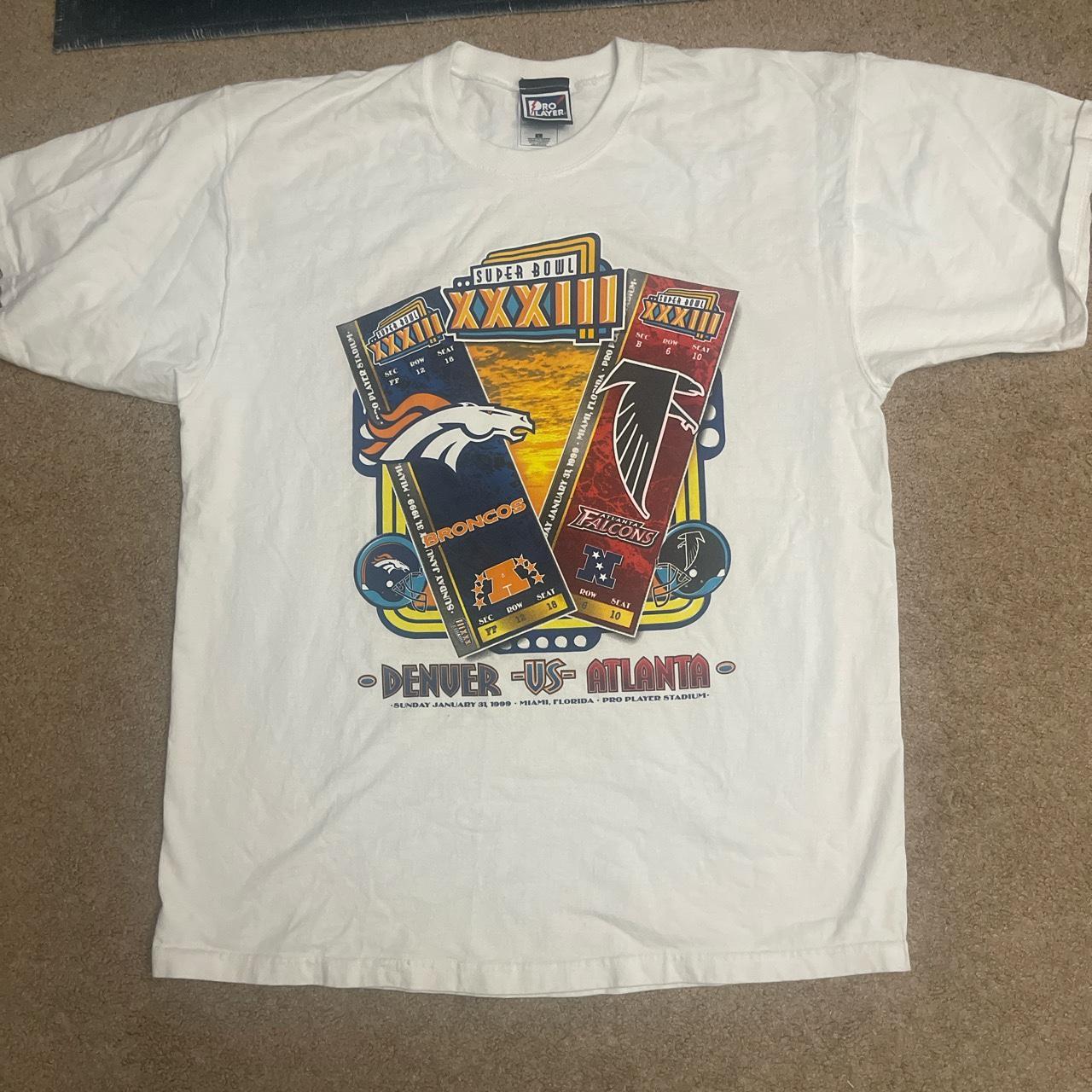 Vintage 1999 Super Bowl XXXIII Atlanta Falcons Vs. - Depop