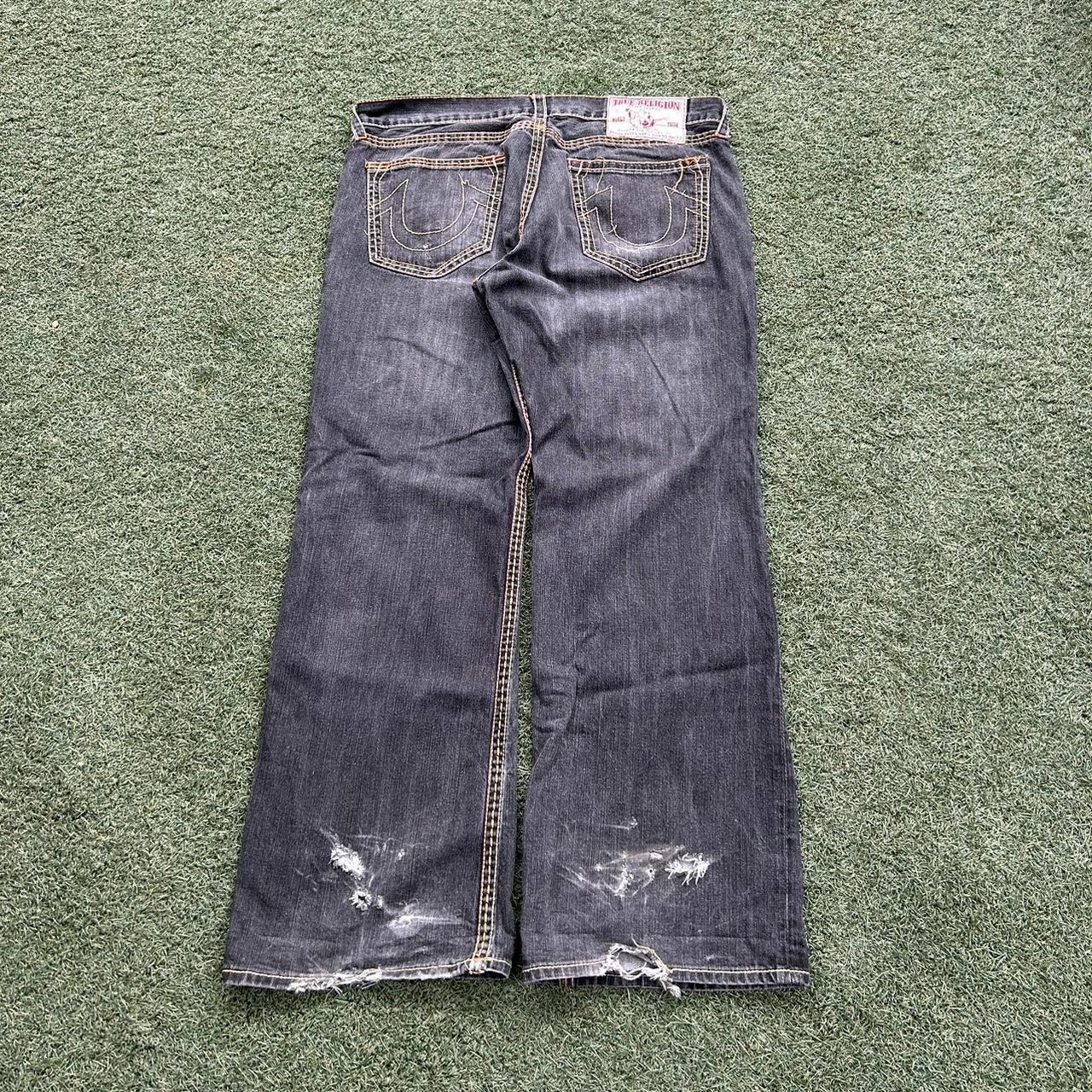 Baggy flared Billy super T true religion jeans. Fits... - Depop