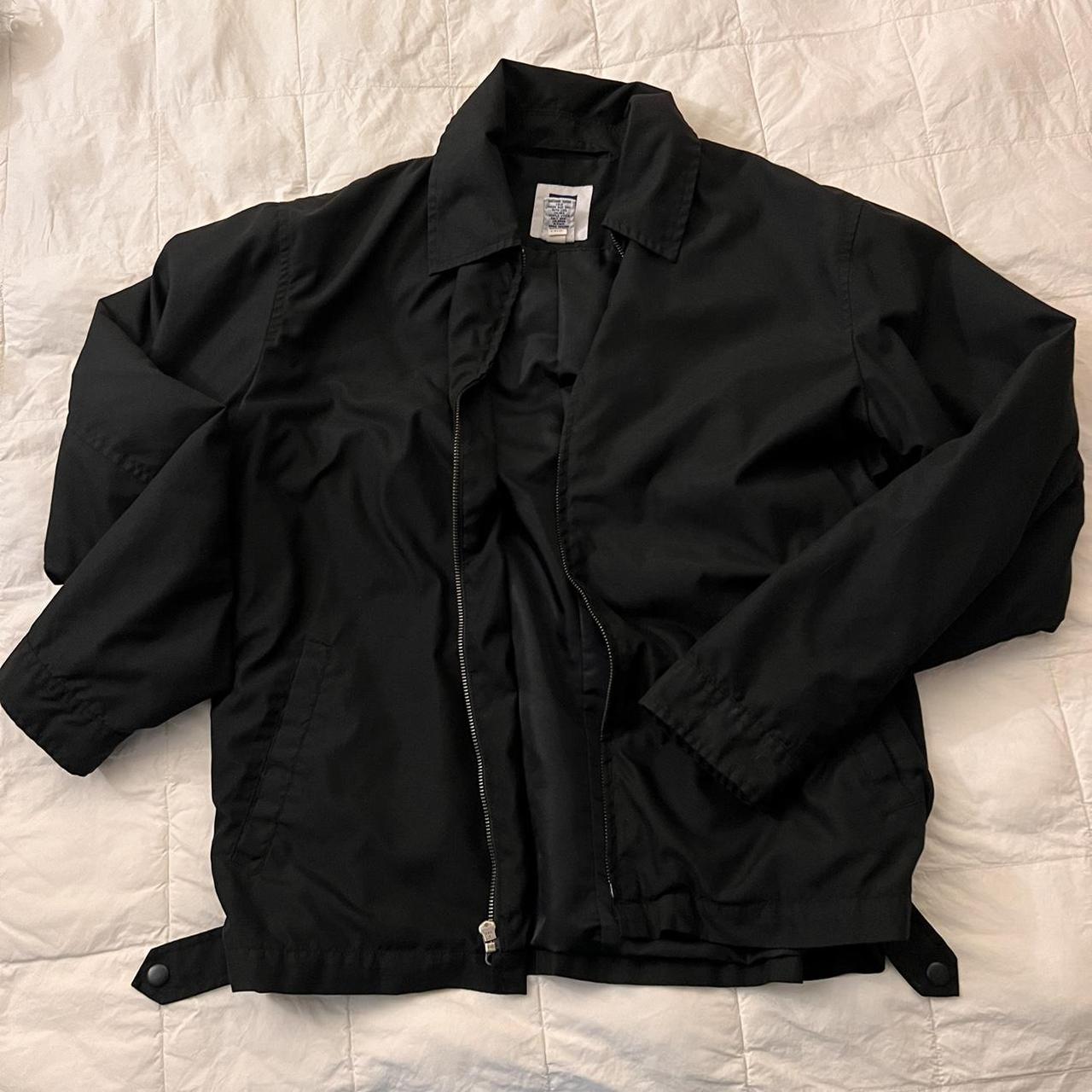 black gap jacket. size small but fits oversized!... - Depop