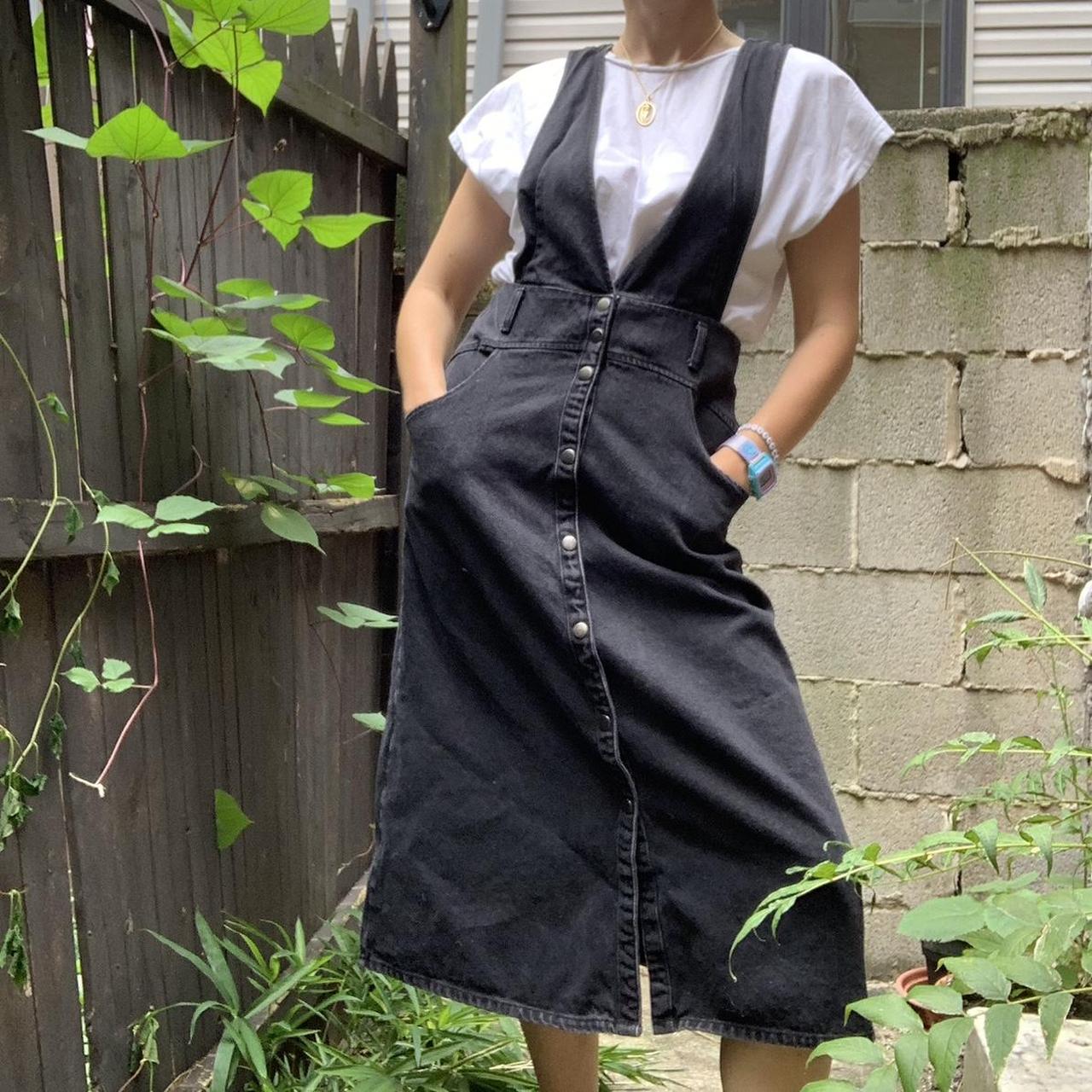 Zara 2024 black dungarees