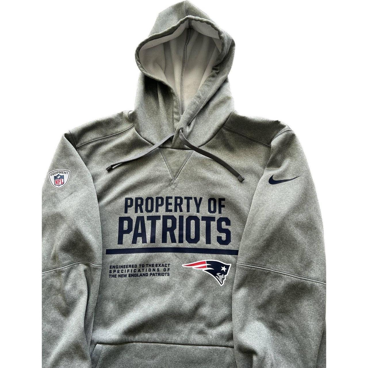 New England Patriots Nike Hoodie Sz - Depop