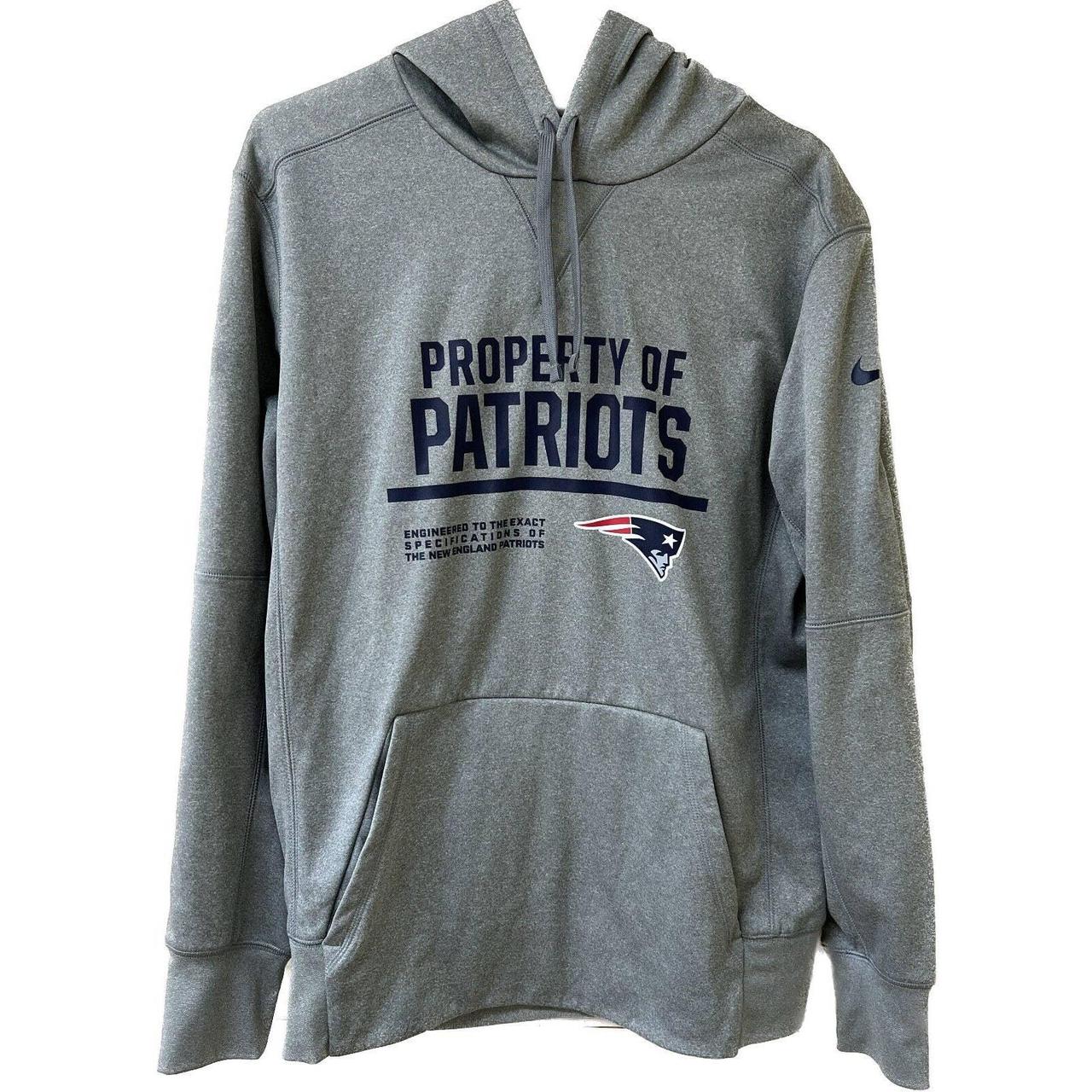 New England Patriots Nike Hoodie Sz - Depop