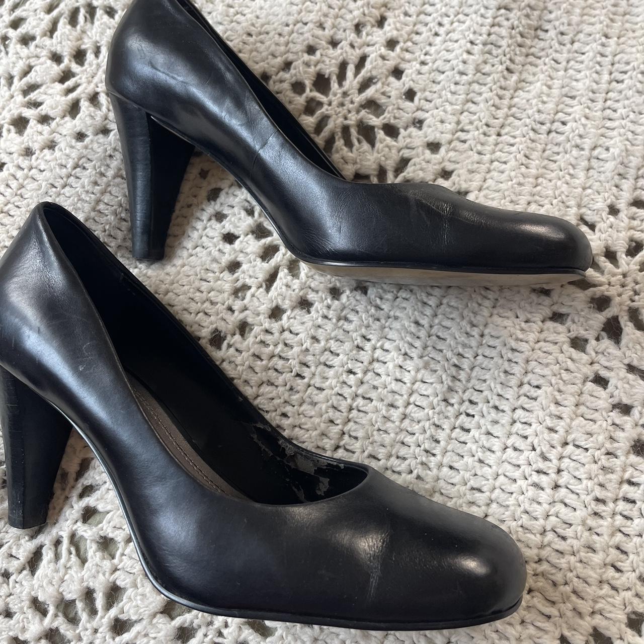 FRANCO SARTO black heels size 7 1/2🖤 made with... - Depop