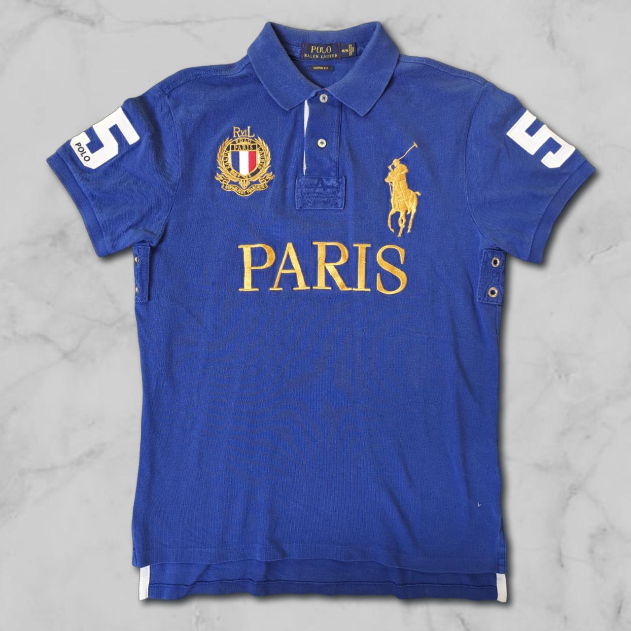 Authentic Chief Keef Ralph Lauren Blue Paris Polo... - Depop