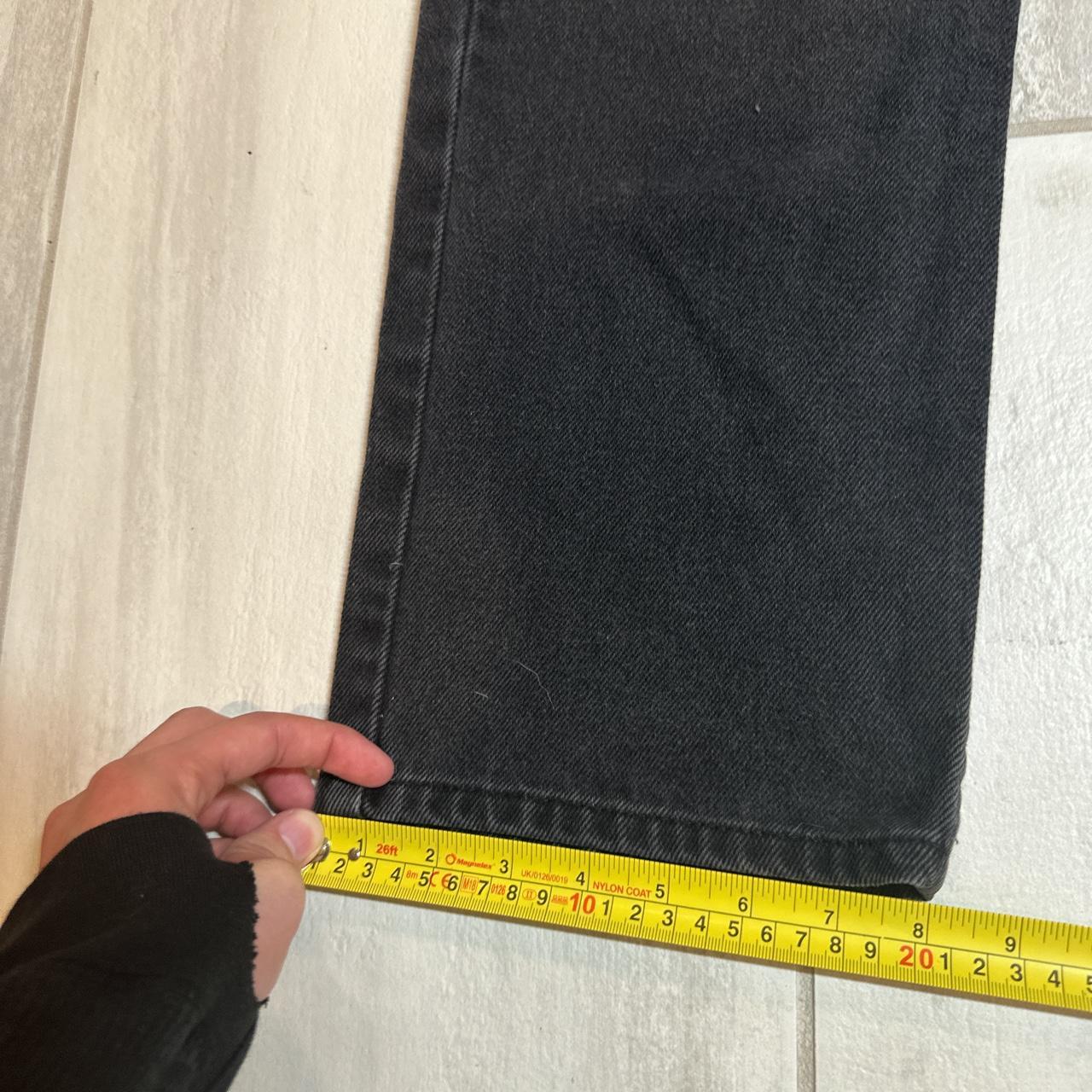 Vintage black baggy skater jeans Size 34/30 Leg... - Depop