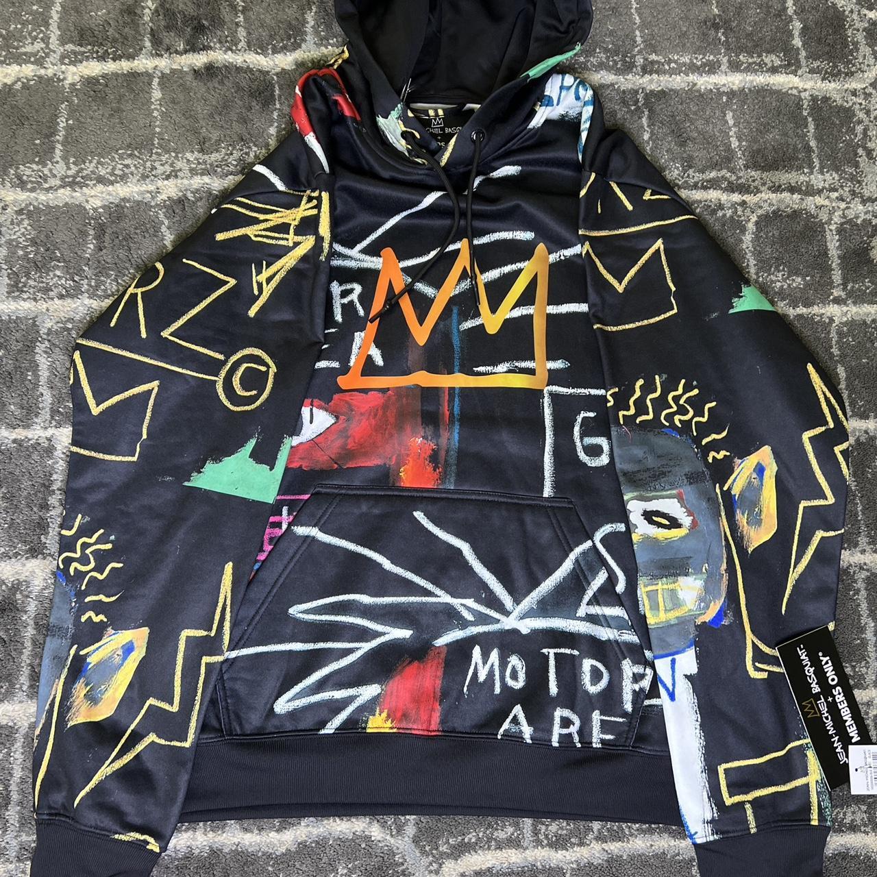 Jean-Michel outlet Basquiat x Members Only Men’s Pullover Hoodie Hooded Sweatshirt