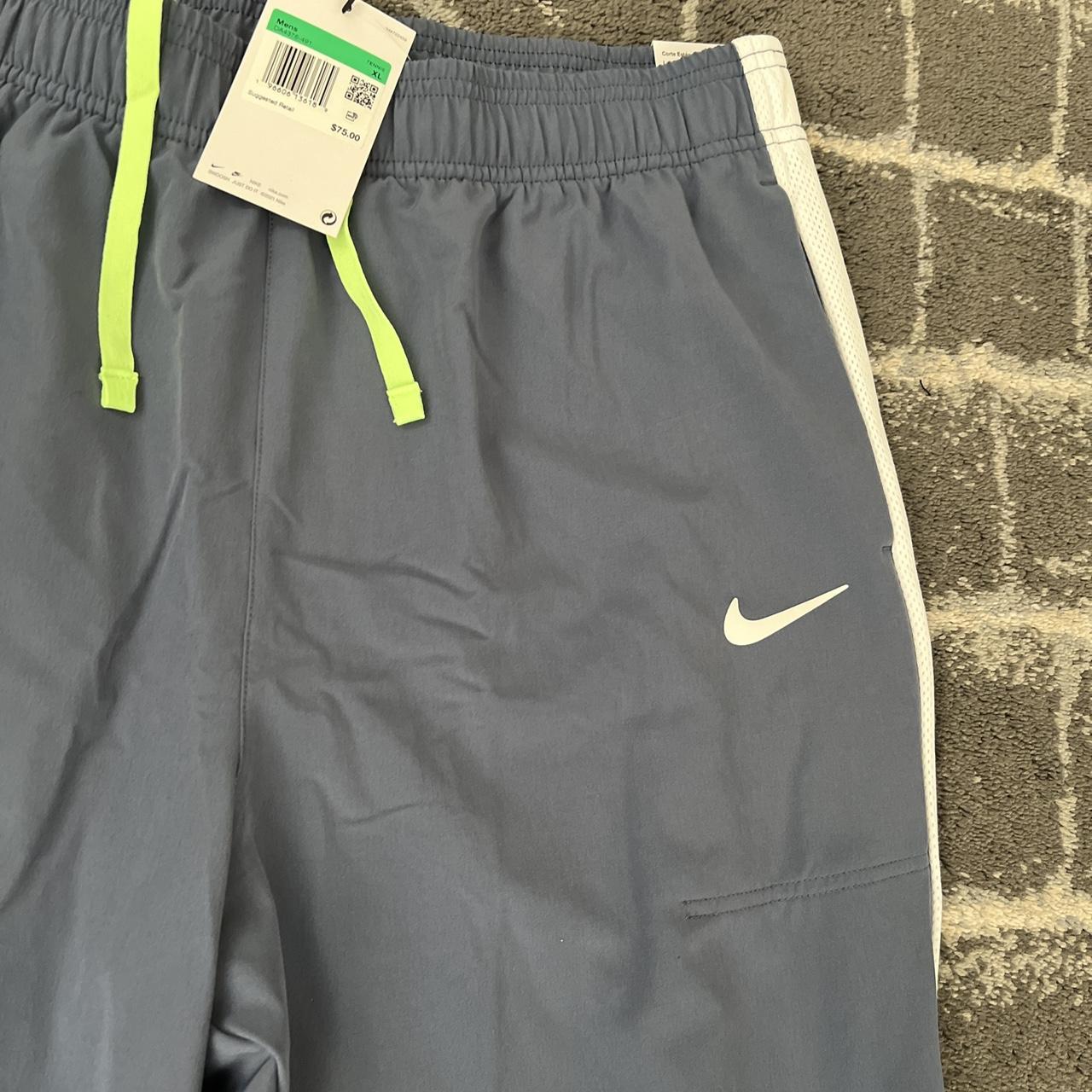 Nike Court Advantage Tennis Pants Blue/White Mens - Depop