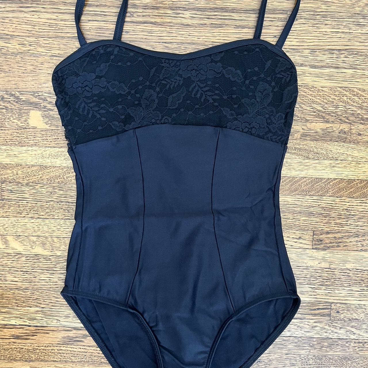 MOOSLOVER black body suit. Ribbed and cup padding! - Depop