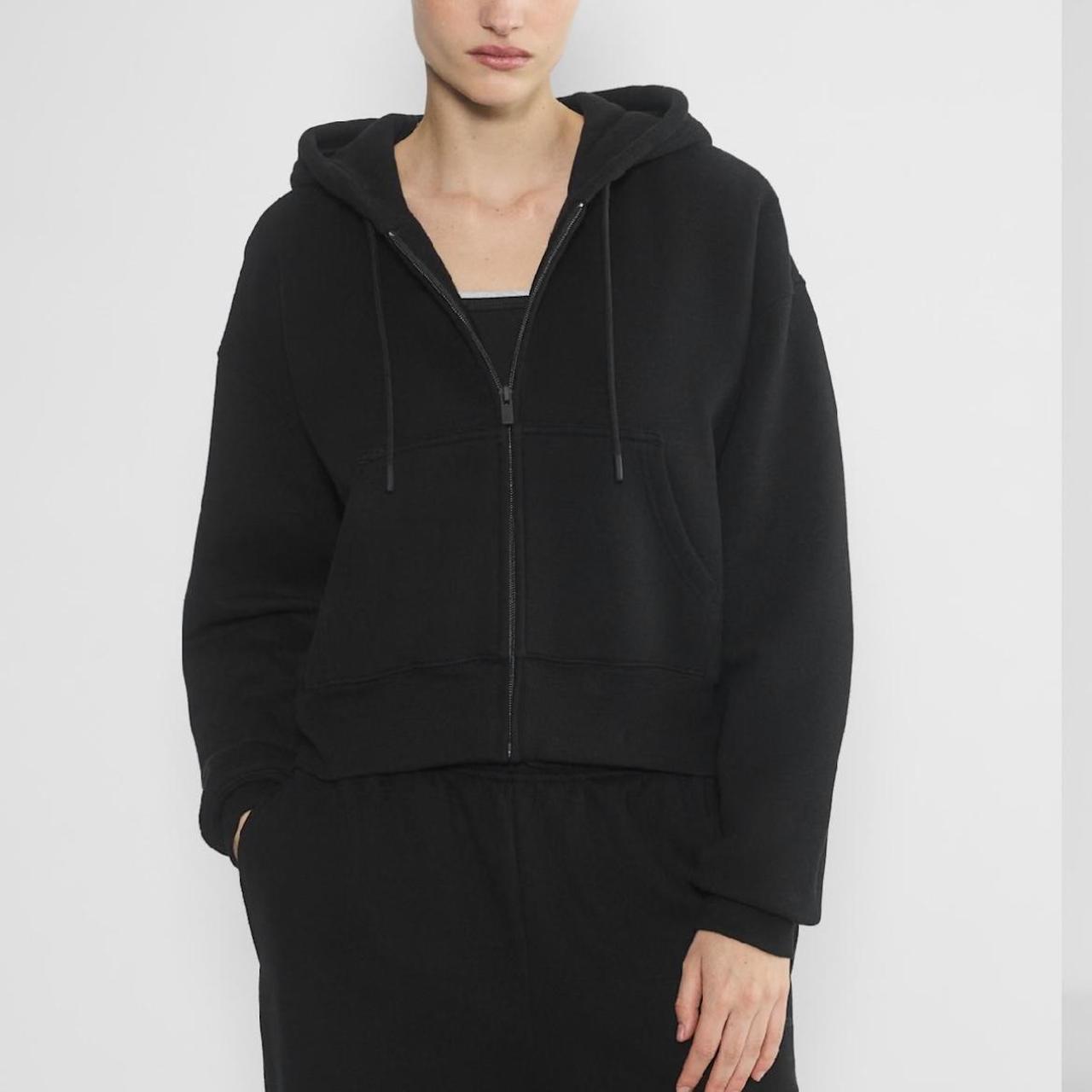 Boxy Zip Boyfriend Zip Up Hoodie Aritzia Cozy Sweatfleece