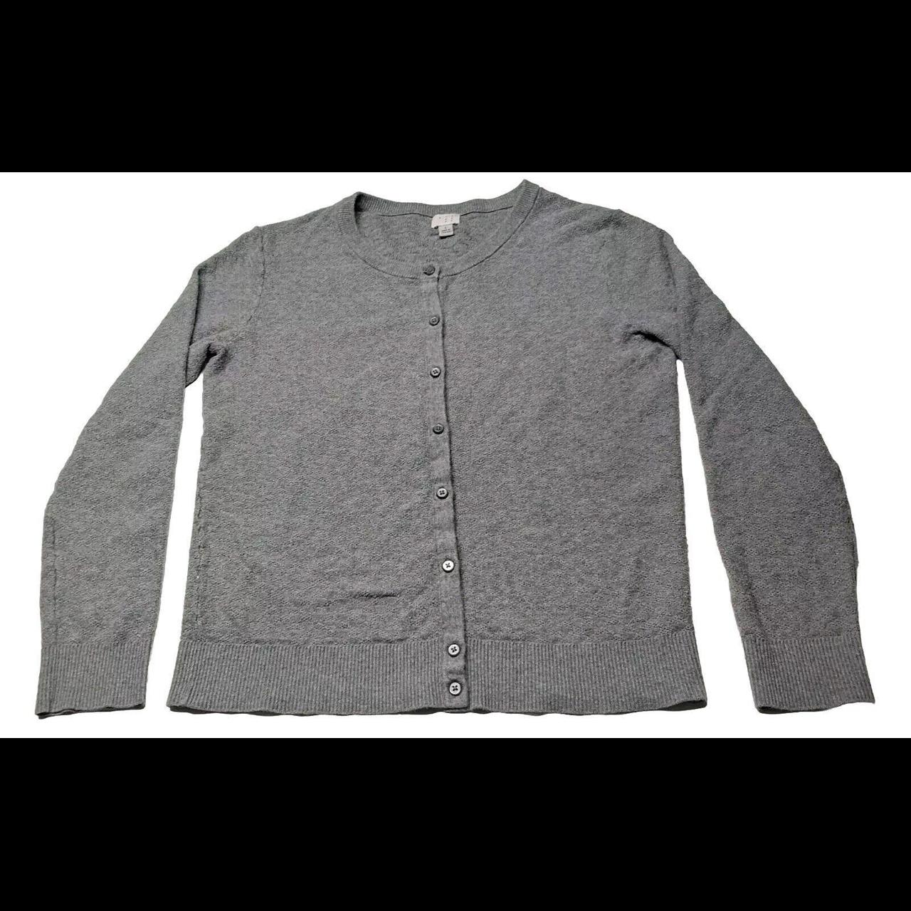 A New Day Cardigan Sweater Womens Large Soft Gray. Depop