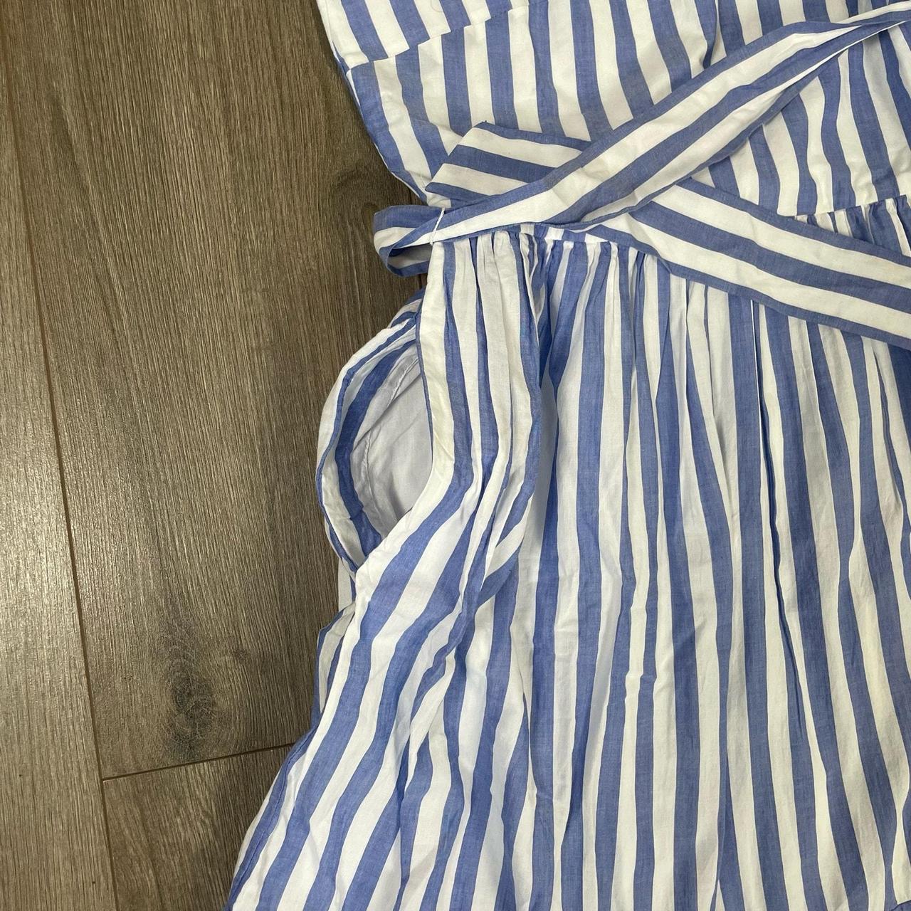 J crew blue and white dress hotsell