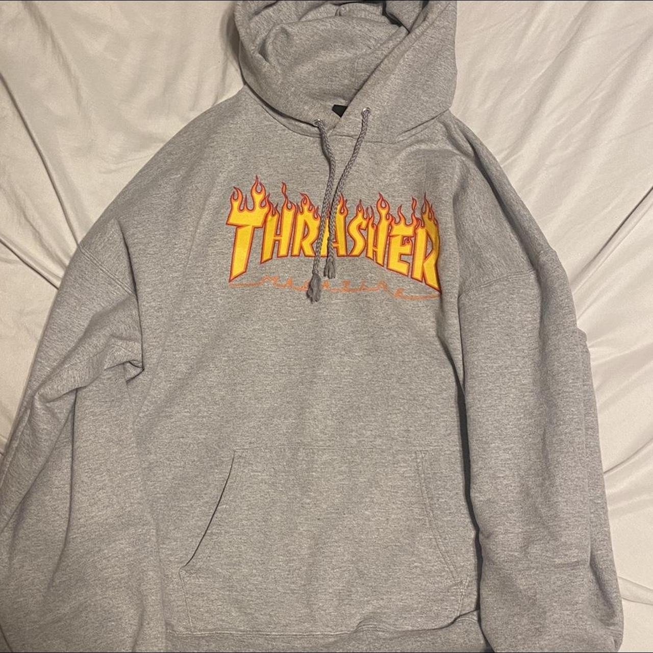 Thrasher magazine sick grey hoodie. Hoodie reminds... - Depop