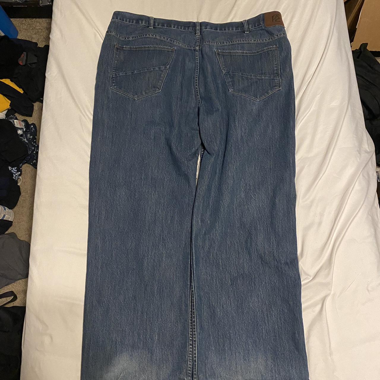 Perry Ellis 44x32 baggy asl jeans. Found these at... - Depop