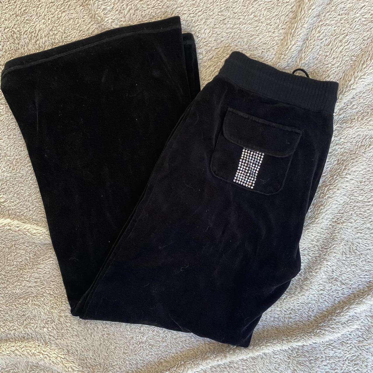 Super Cute Y2k Victorias Secret Black Velour Depop