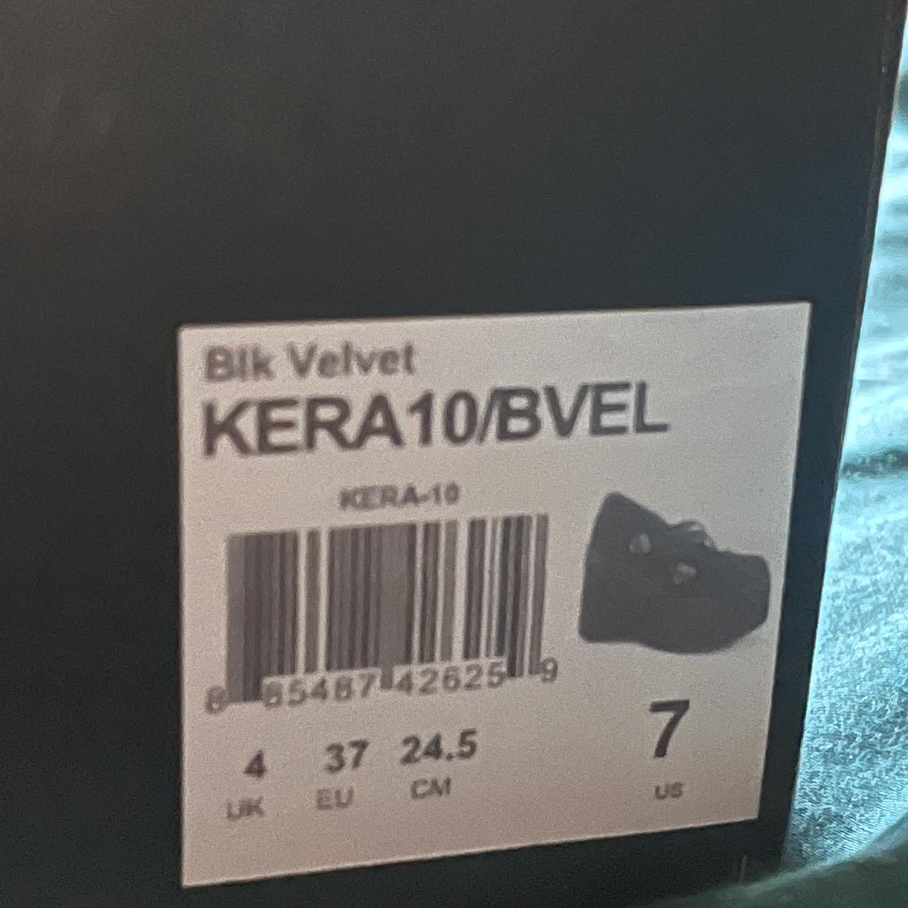 DEMONIA Kera-10 velvet platforms. Only worn once. - Depop