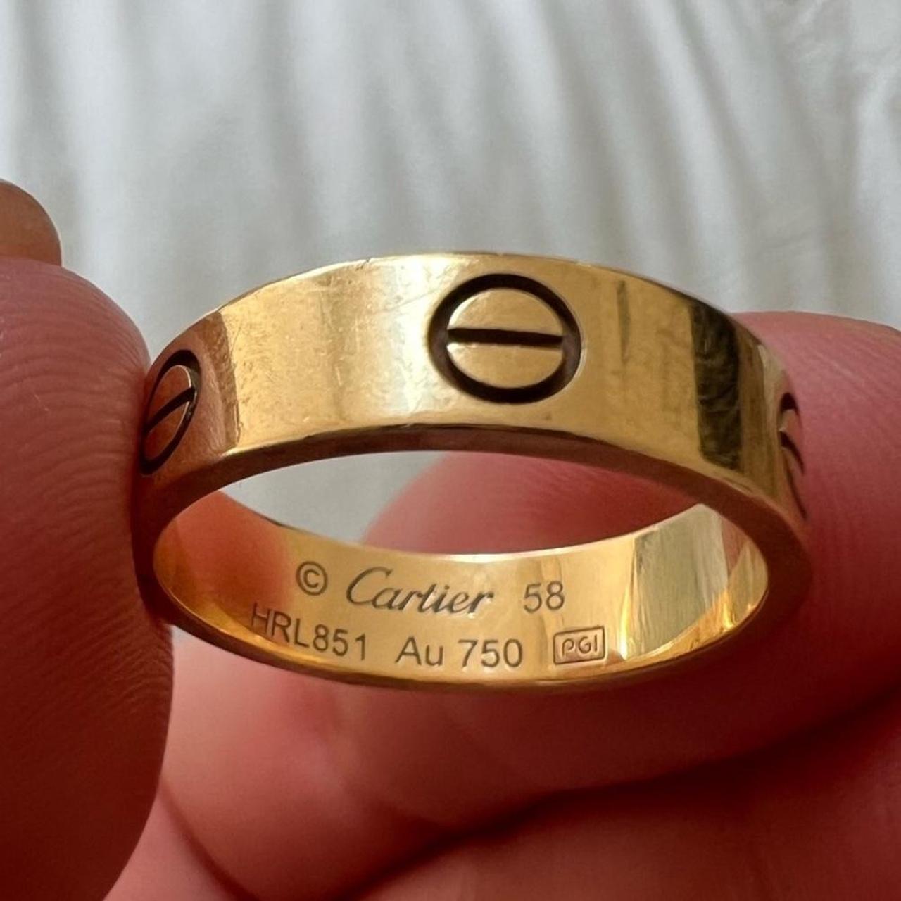 Cartier serial number online love ring