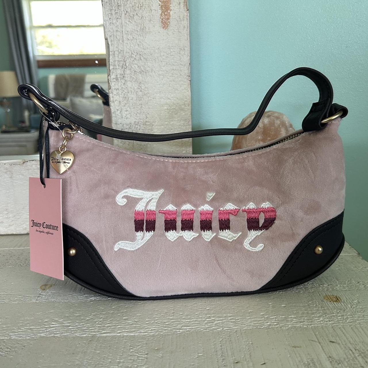 Juicy Couture Brown and Pink Shoulder selling Bag