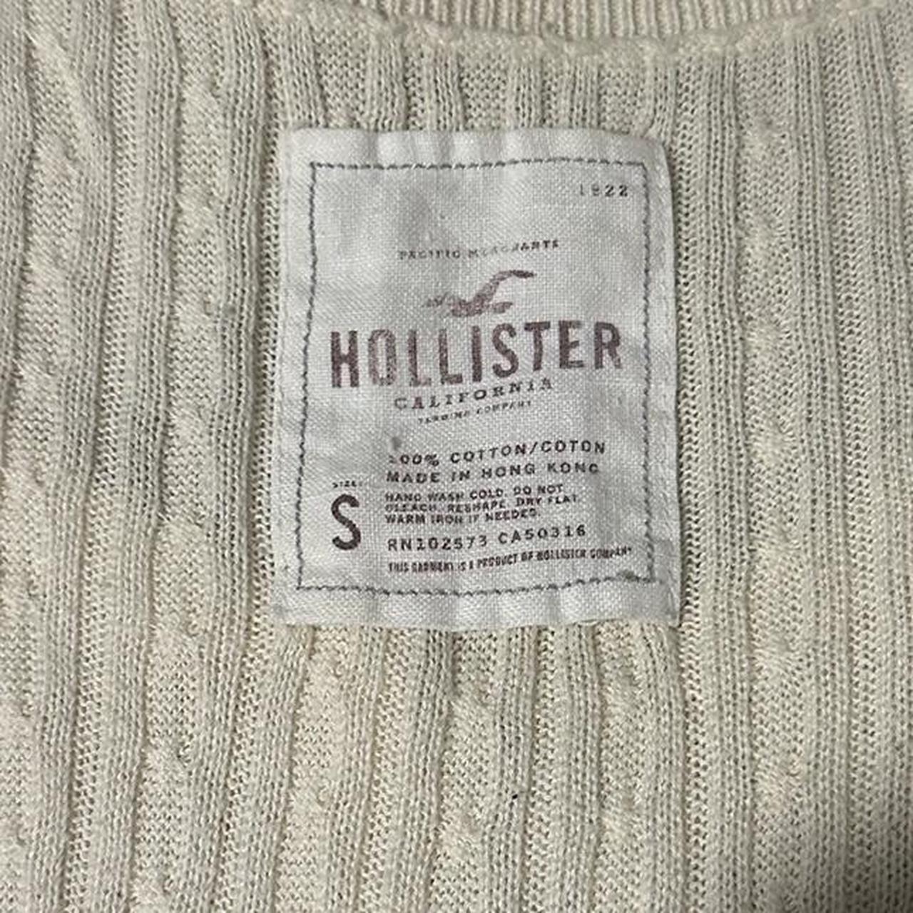 Hollister cream babydoll top Great condition, super... - Depop